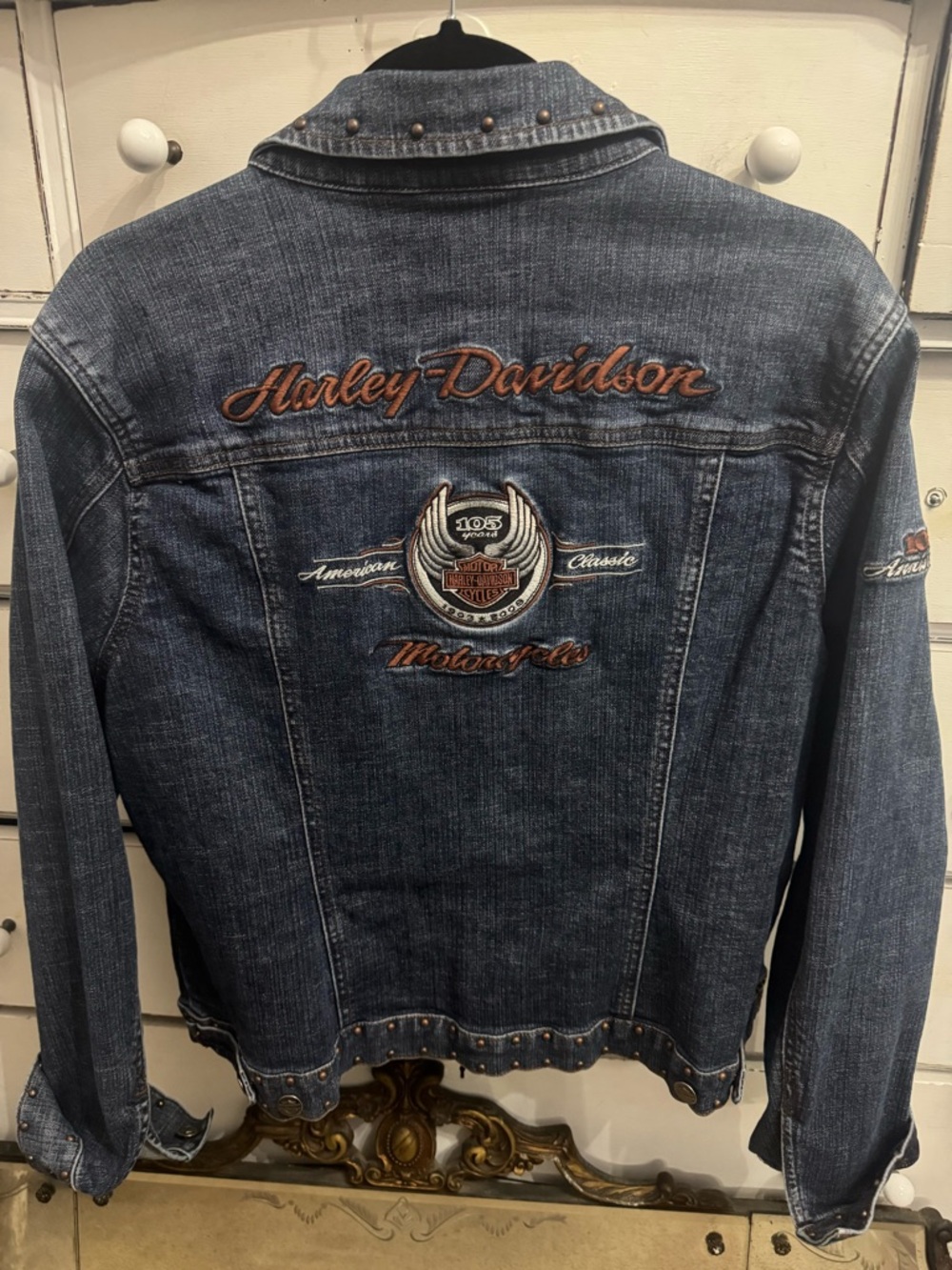 Harley-Davidson 105th Anniversary Denim Jacket🖤